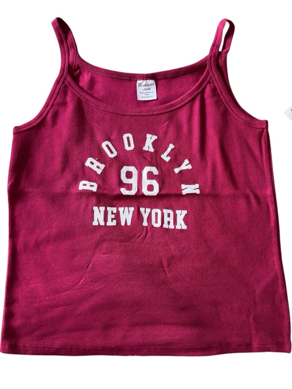 Brooklyn New York 96 Tank Top Sizes L and XL NWT